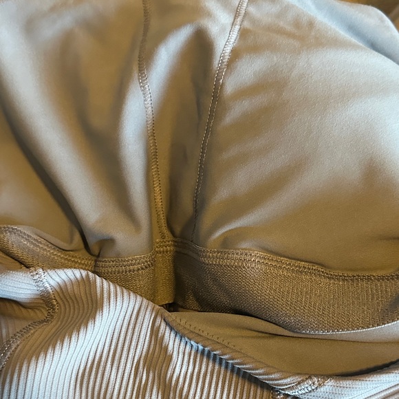 Grey Ribbed Sports Bra - Picture 4 of 4